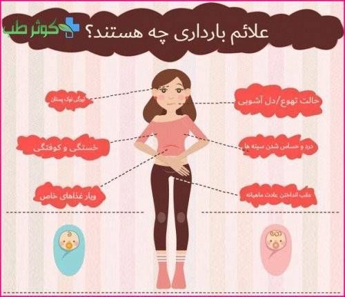 علائم و نشانه های اولیه بارداری